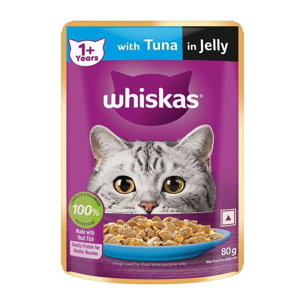 Whiskas Whiskas Tuna in Jelly Meal Adult Cat Wet Food, 85 g