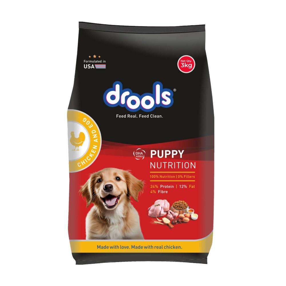 Drools Drools Chicken & Egg Puppy Dry Dog Food, 3 kg